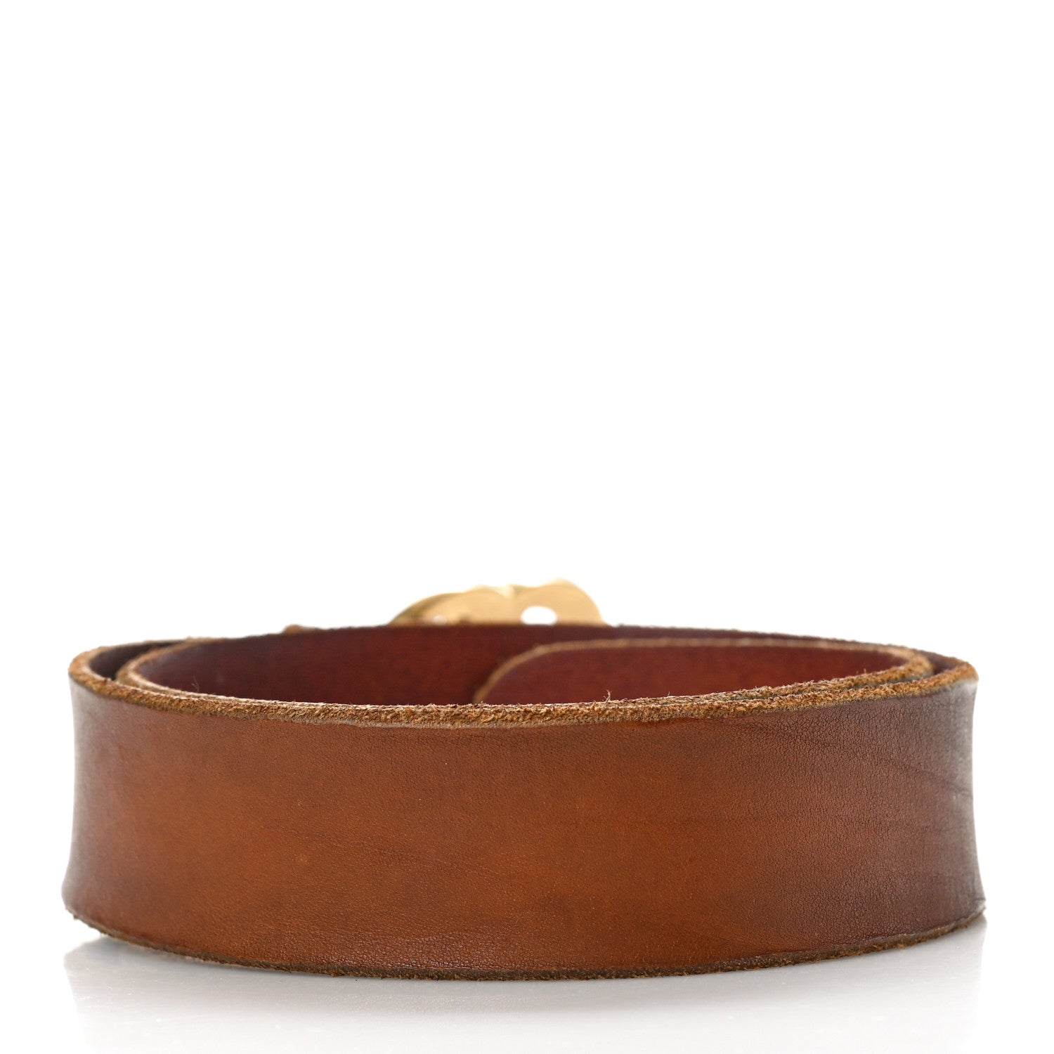 Gucci Faded Calfskin Double G 40mm Belt 75 30 Cuir 2 of 5