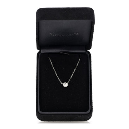 Tiffany Platinum Diamond .27ct Elsa Peretti Diamonds by the Yard Pendant Necklace 5 of 5