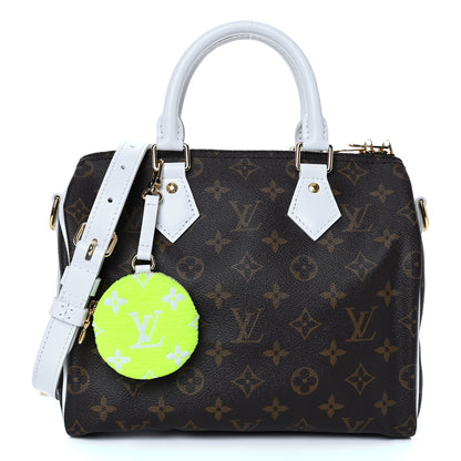 Louis Vuitton Monogram LV Match Speedy Bandouliere 25 White 1 of 11