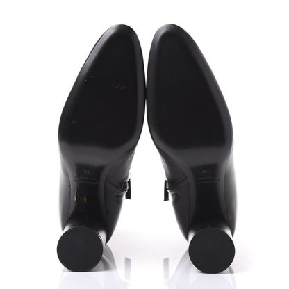 Balenciaga Shiny Sheepskin 20mm Oval Booties 38 Black 5 of 9