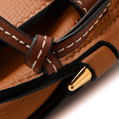 Loewe Grained Calfskin Mini Gate Crossbody Bag Caramel Pecan 10 of 12