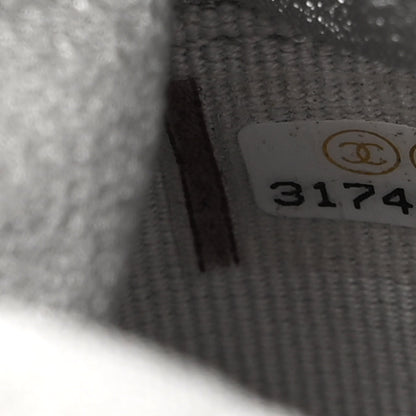 Chanel Metallic Caviar Quilted Mini Drawstring Bucket Bag Silver 8 of 11