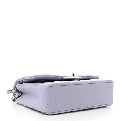 Chanel Caviar Quilted Medium Double Flap Light Purple 4 of 11