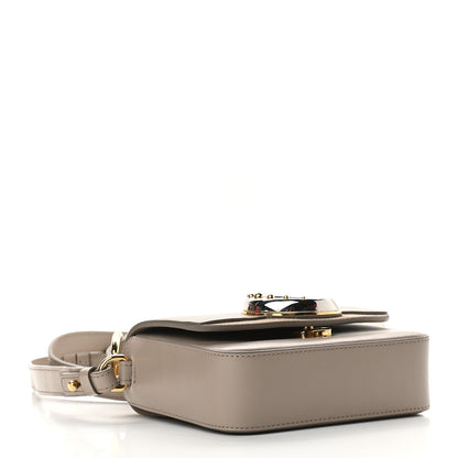 Chloe Shiny Calfskin Suede Mini C Double Carry Motty Grey 4 of 8