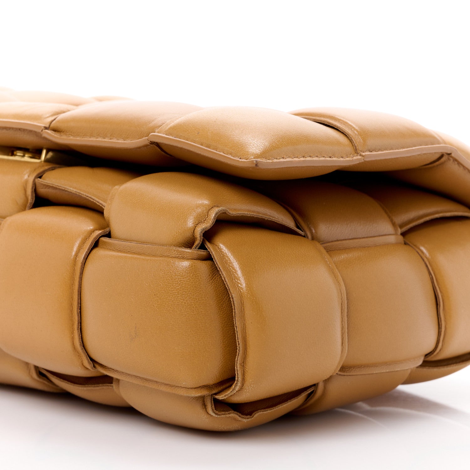 Bottega Veneta Nappa Maxi Intreccio Padded Cassette Crossbody Bag Caramel 13 of 17