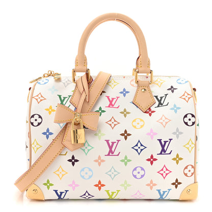 Louis Vuitton LV X TM Monogram Multicolor Speedy Bandouliere 25 White 1 of 8