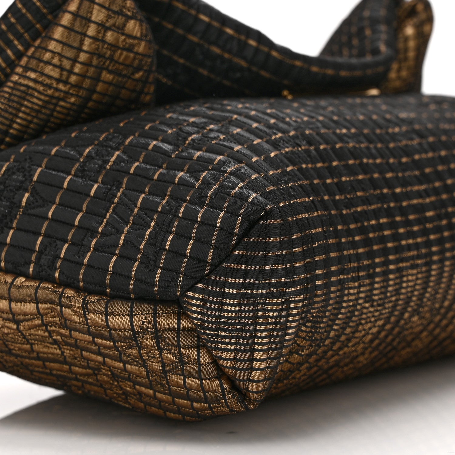 Louis Vuitton Jacquard Quilted Monogram Altair Clutch Bronze 10 of 11