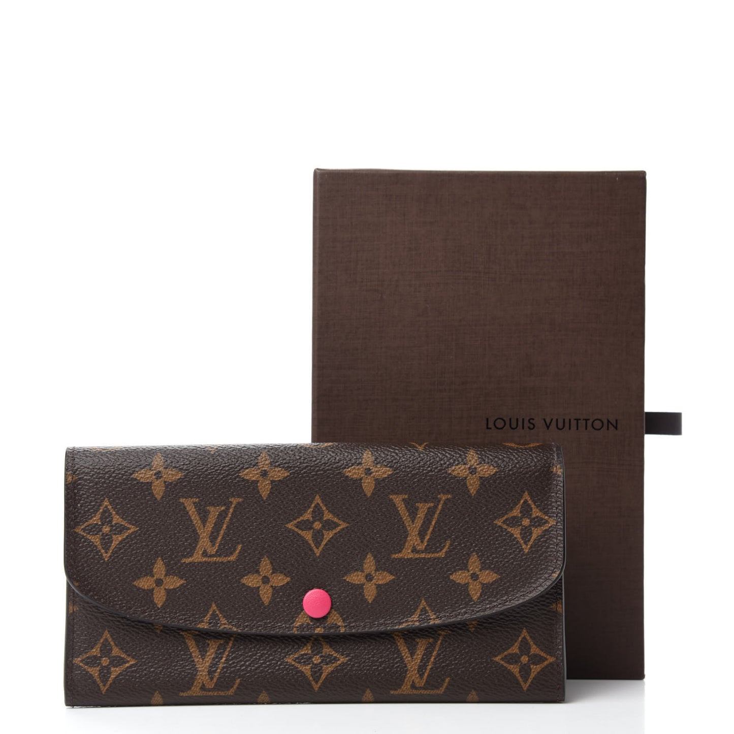 Monogram Emilie Wallet Hot Pink