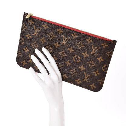 Louis Vuitton Monogram Neverfull MM GM Pochette Cherry 2 of 8