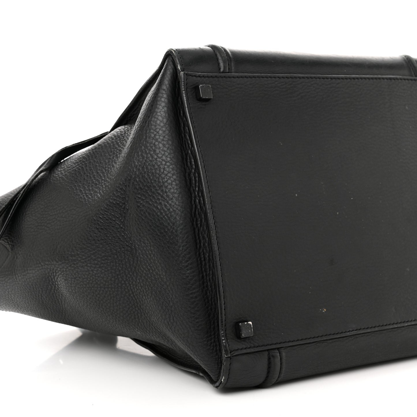 Supple Calfskin Medium Phantom Luggage Black