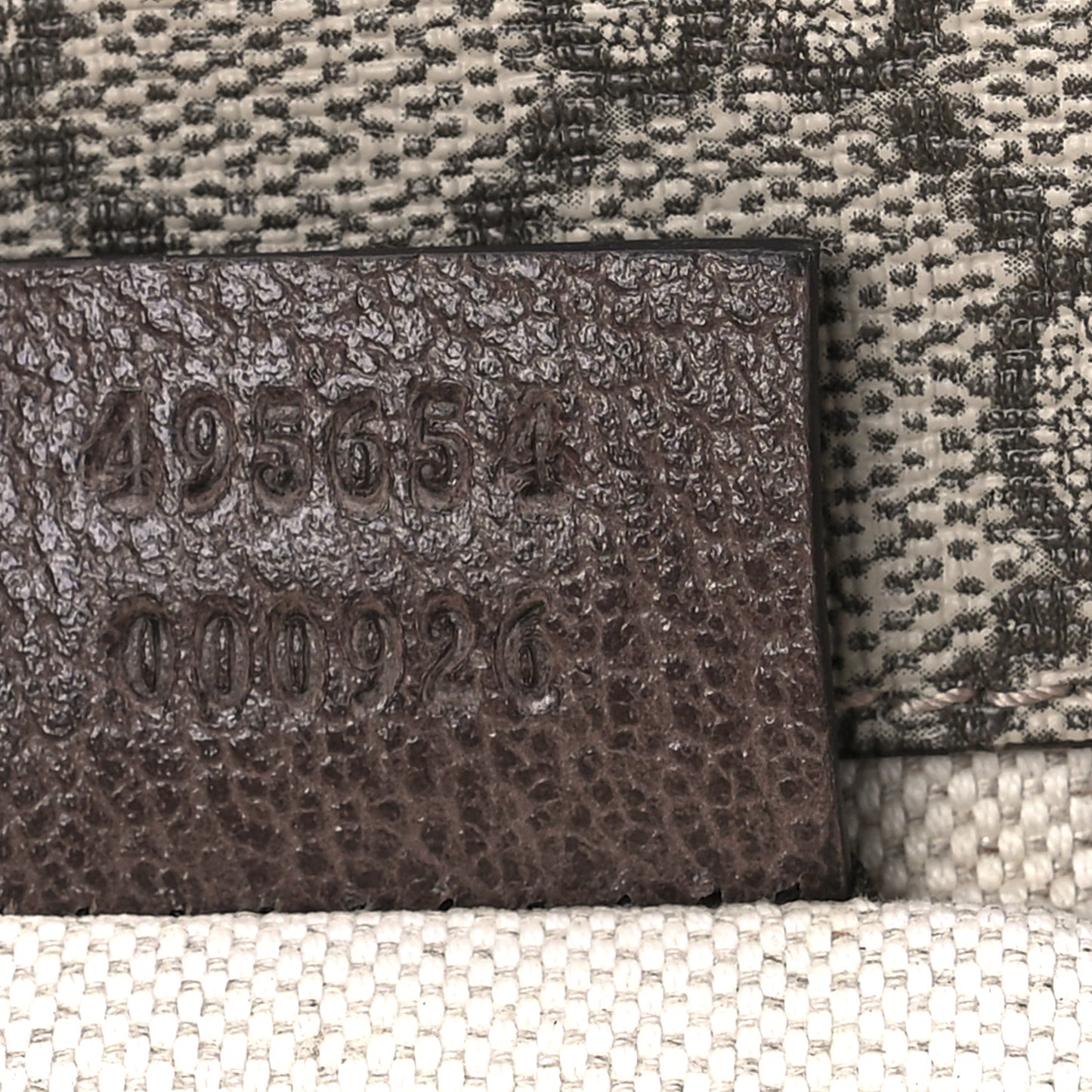 GG Supreme Monogram Web Neo Vintage Double Flap Messenger Bag Beige New Acero