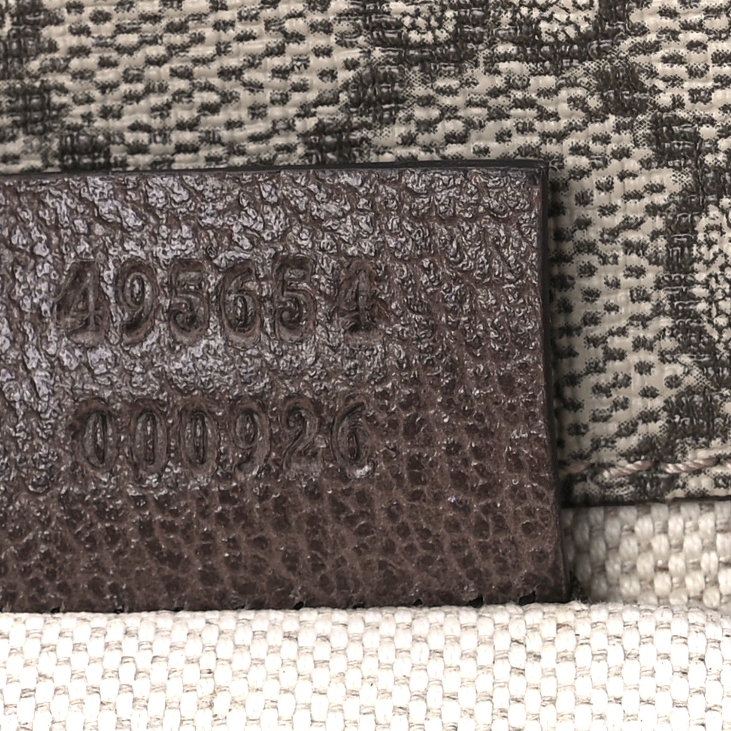 Gucci GG Supreme Monogram Web Neo Vintage Double Flap Messenger Bag Beige New Acero 9 of 11