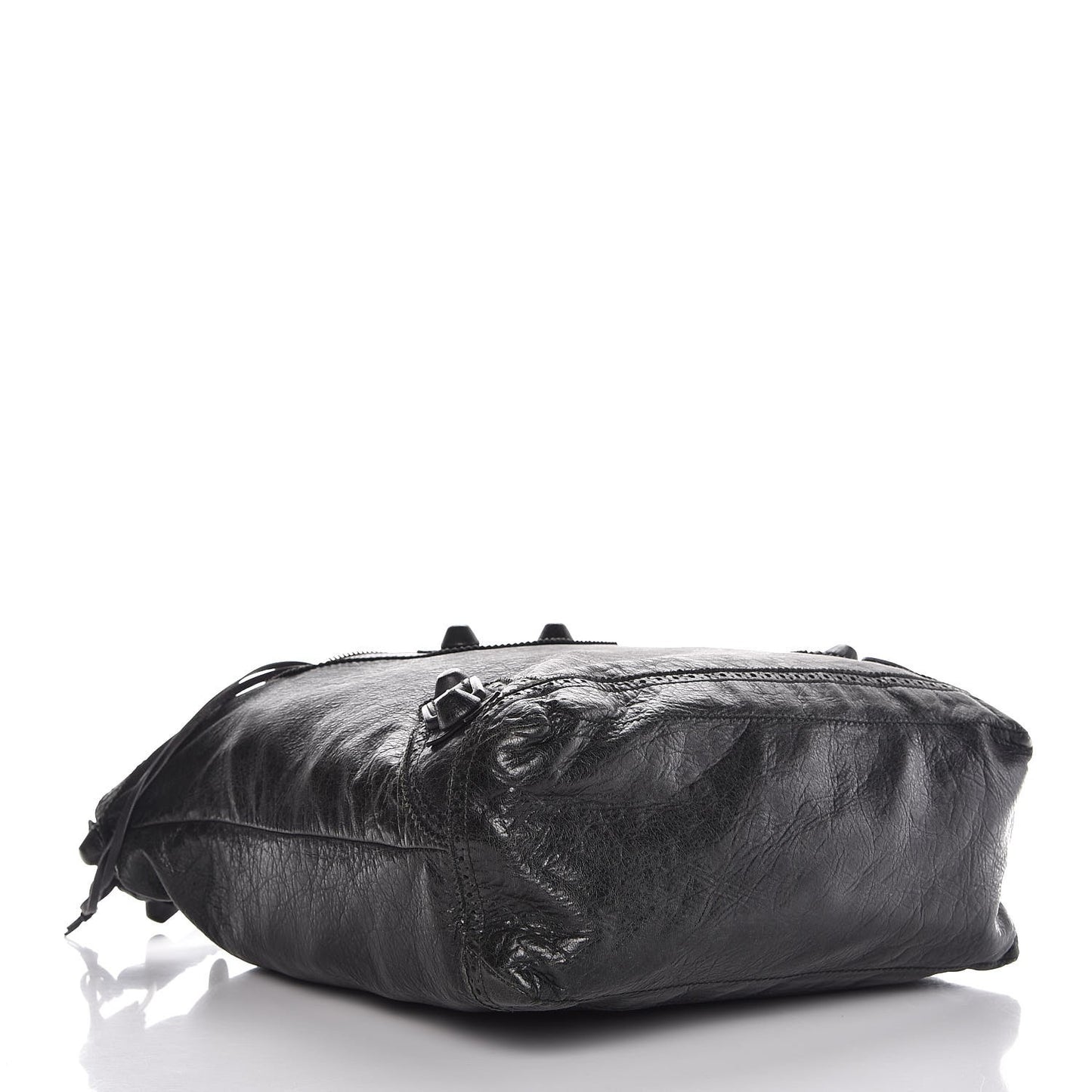 Agneau Giant Brogues Hardware Day Hobo Black