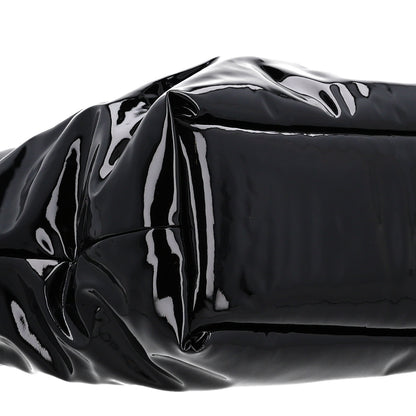 Saint Laurent Patent Wide Puffer Maxi Tote Black 8 of 9
