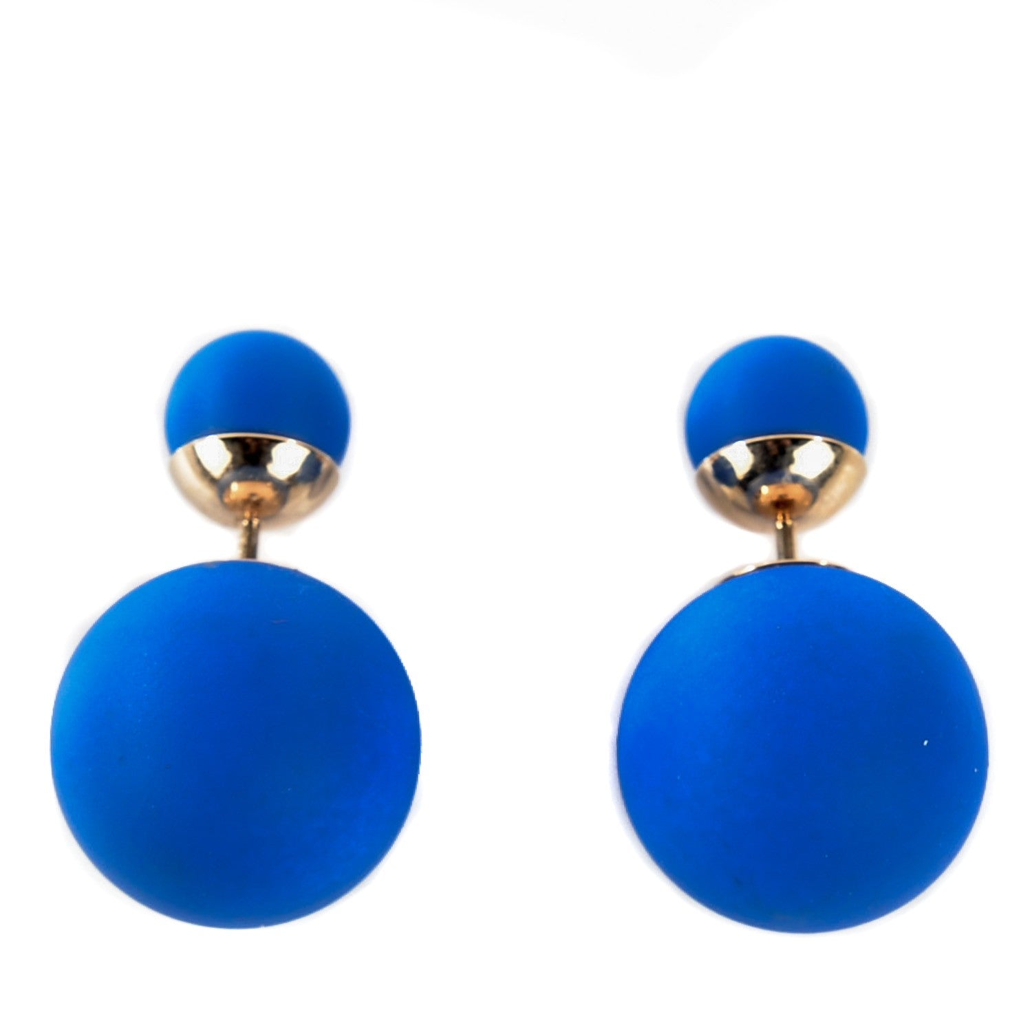 Christian Dior Mise En Dior Tribal Earrings Blue 1 of 8
