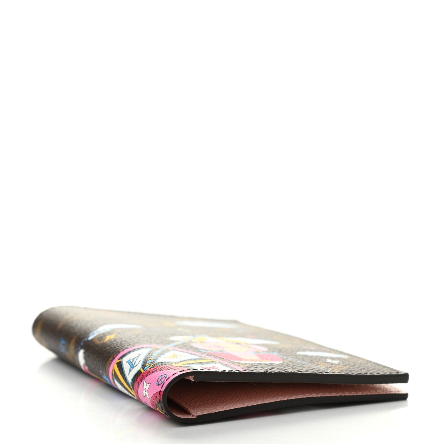 Monogram 2020 Christmas Animation Big Wheel Passport Cover Rose Ballerine