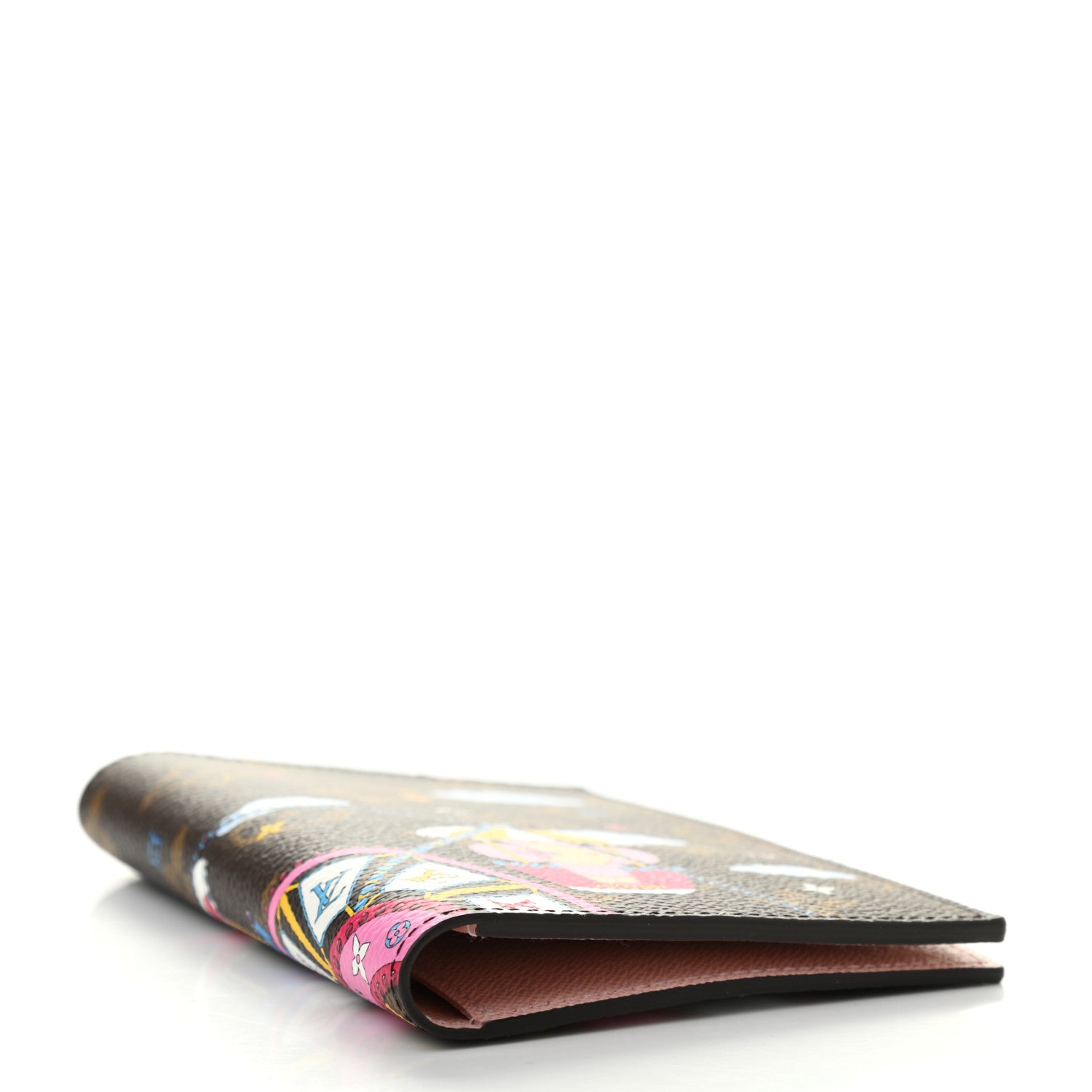 Louis Vuitton Monogram 2020 Christmas Animation Big Wheel Passport Cover Rose Ballerine 4 of 7
