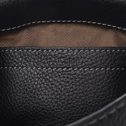 Chloe Calfskin Mini Marcie Round Crossbody Bag Black 6 of 7