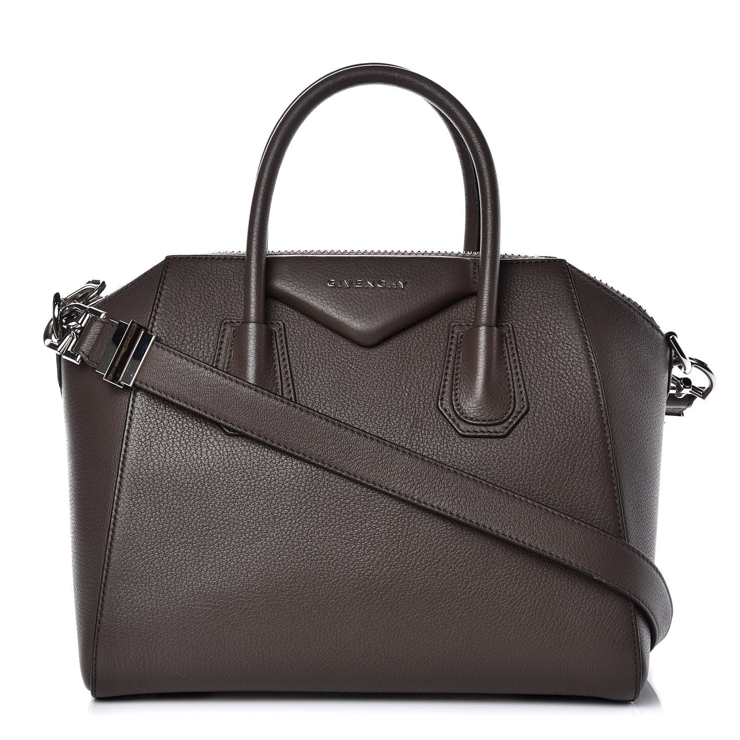 Givenchy Sugar Goatskin Small Antigona Heather Grey 1 of 13