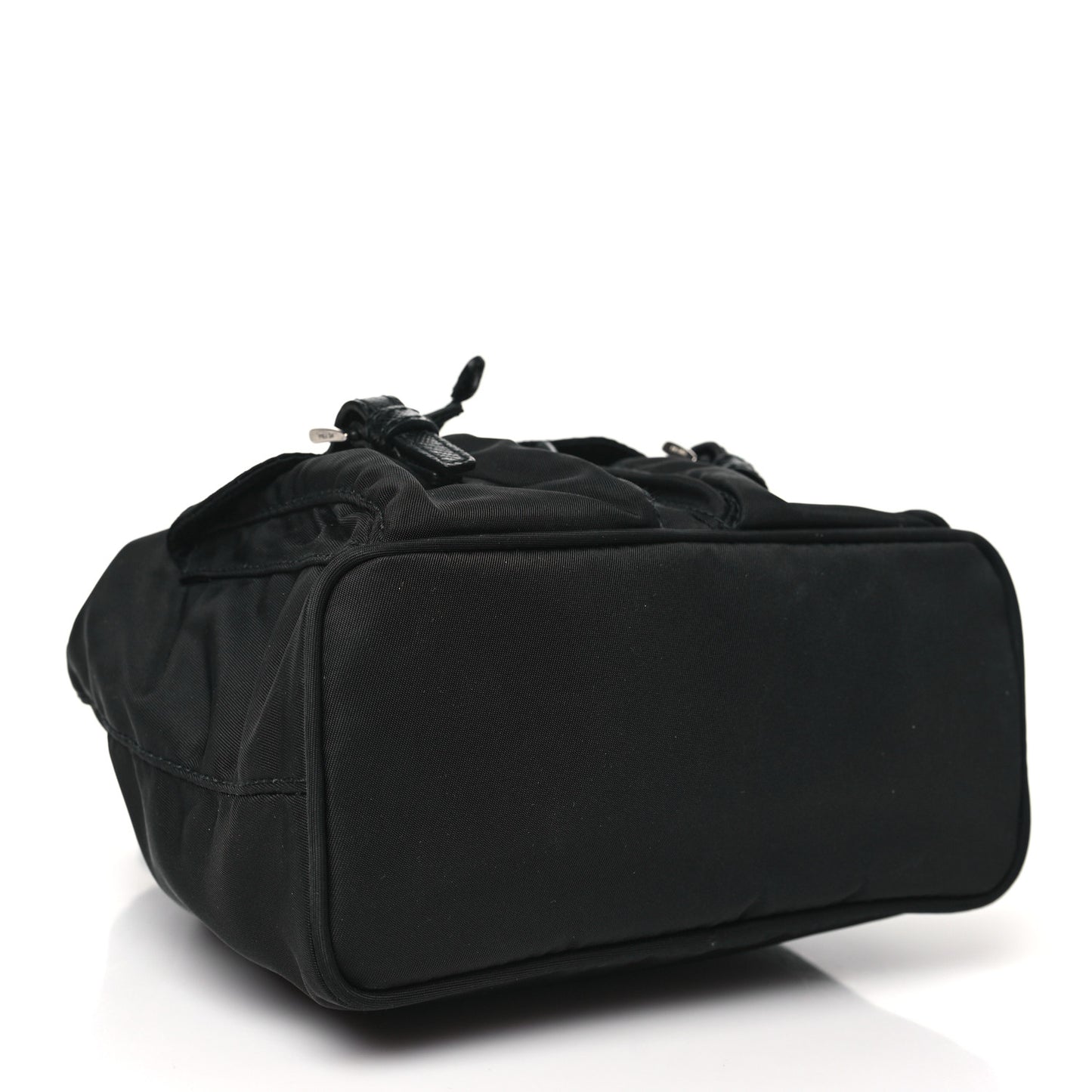 Nylon Vela Mini Crossbody Backpack Black