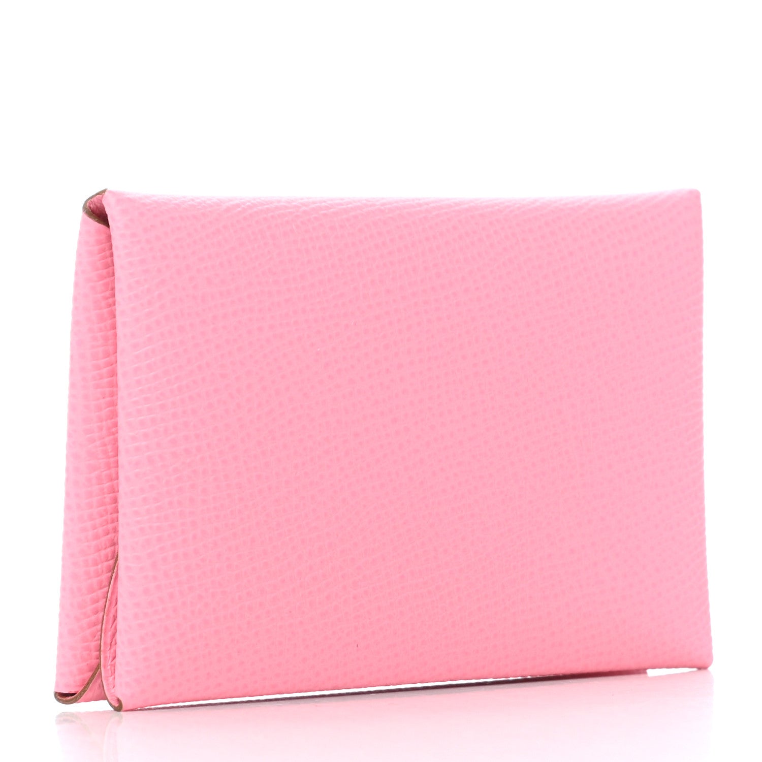 Hermes Epsom Calvi Duo Card Case Rose Confetti 3 of 8
