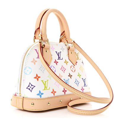 Louis Vuitton LV x TM Monogram Multicolor Alma BB White 3 of 10