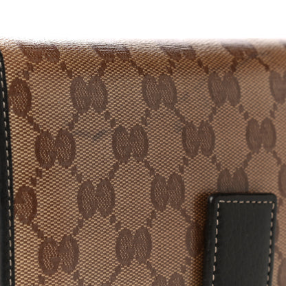 Gucci Calfskin Monogram Blondie Continental Wallet Dark Brown 9 of 11