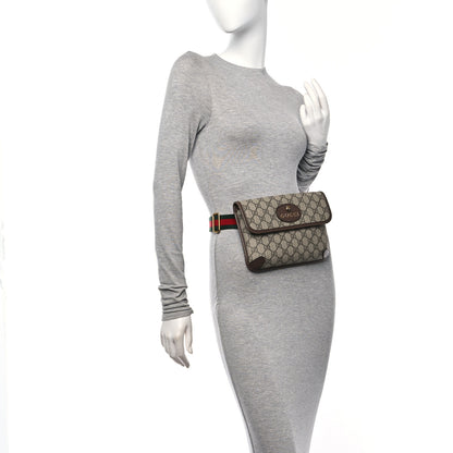 Gucci GG Supreme Monogram Neo Vintage Web Belt Bag Brown 2 of 10