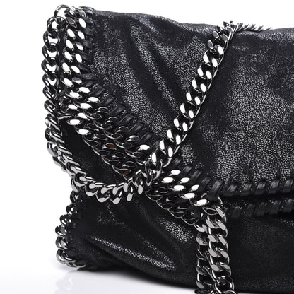 Stella McCartney Shaggy Deer Falabella Fold Over Tote Black 9 of 9