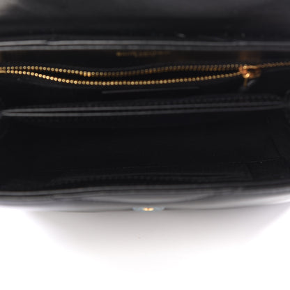 Saint Laurent Calfskin Y Quilted Monogram Toy Loulou Crossbody Bag Black 4 of 12