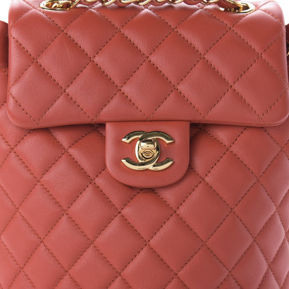 Chanel Calfskin Quilted Mini Urban Spirit Backpack Red 9 of 9