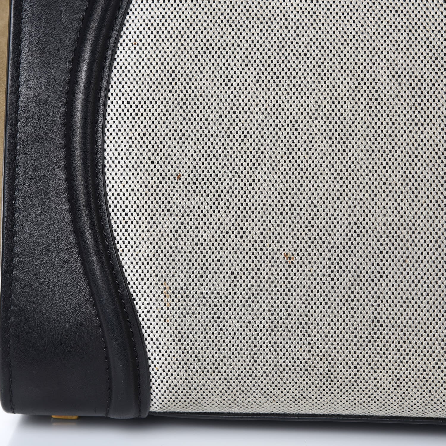 Celine Canvas Smooth Calfskin Suede Mini Tri-Color Luggage 14 of 20