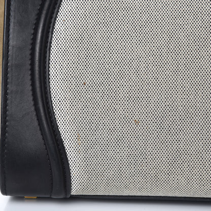 Celine Canvas Smooth Calfskin Suede Mini Tri-Color Luggage 14 of 20