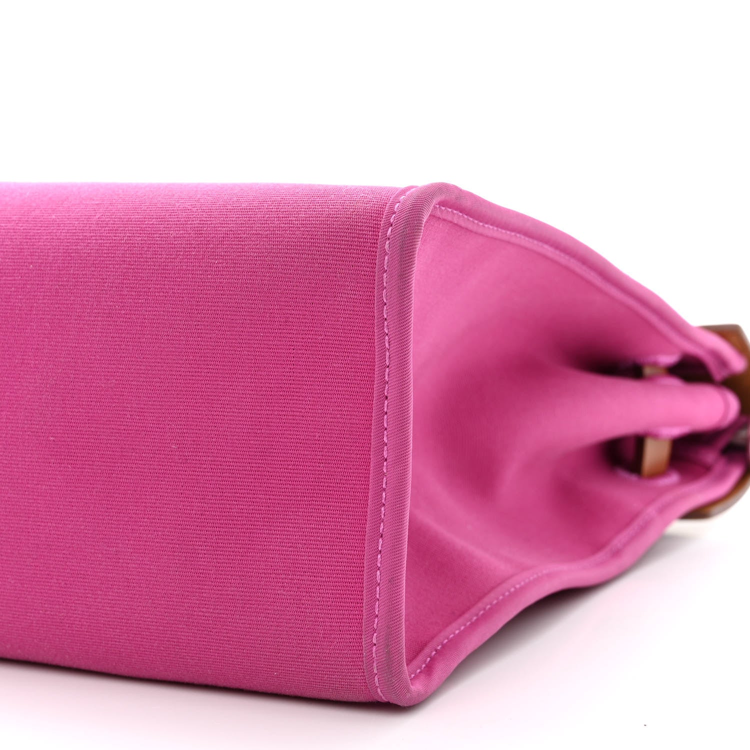 Hermes Toile Militaire Vache Hunter Herbag Zip 31 PM Rose Pourpre Fauve 12 of 17