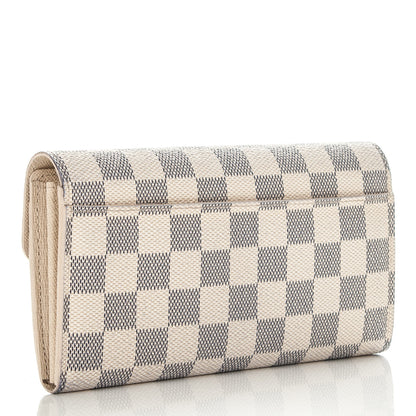 Louis Vuitton Damier Azur Sarah Wallet NM 3 of 7