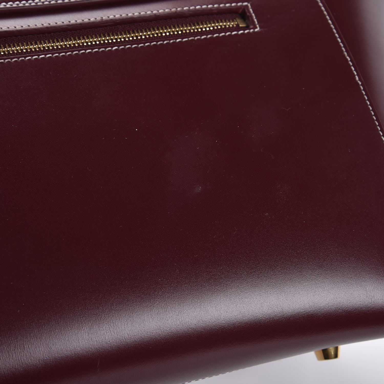 Celine Natural Calfskin Mini Belt Bag Burgundy 15 of 15