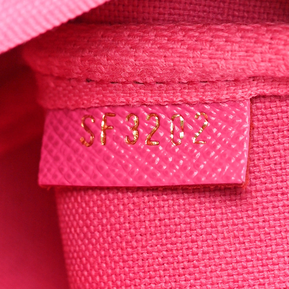 Monogram 2022 Christmas Animation Seoul Mini Pochette Accessories Fuchsia