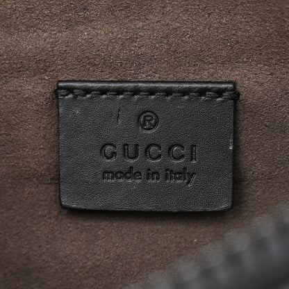 Gucci GG Supreme Monogram Belt Bag Black 7 of 12