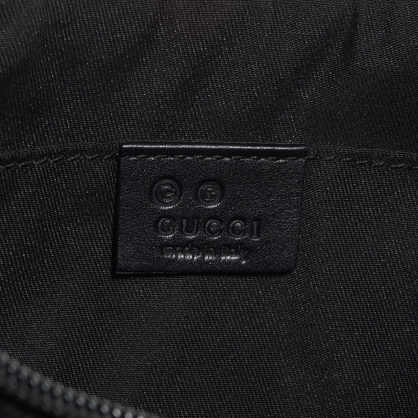 Denim Monogram Half Moon Hobo Black