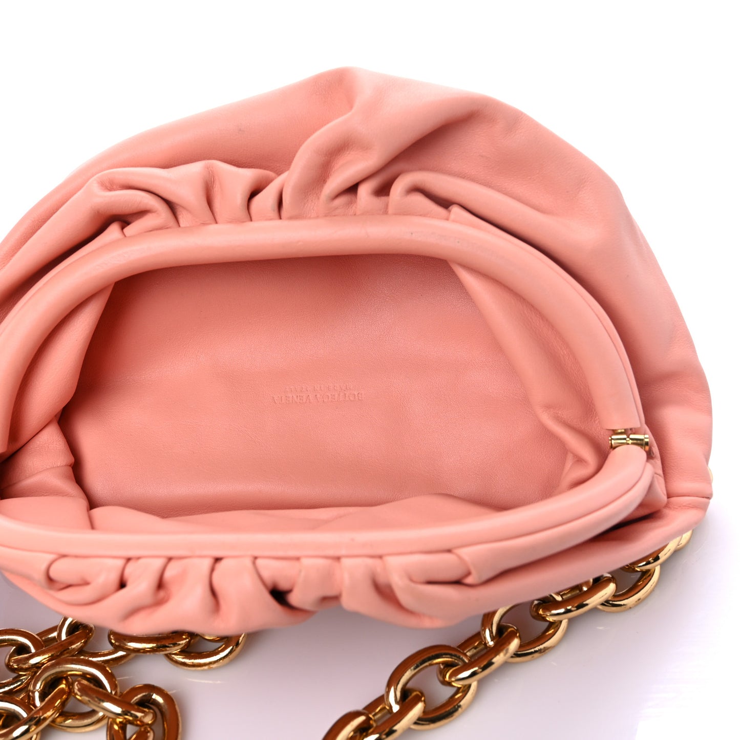 Nappa The Belt Chain Pouch Peachy