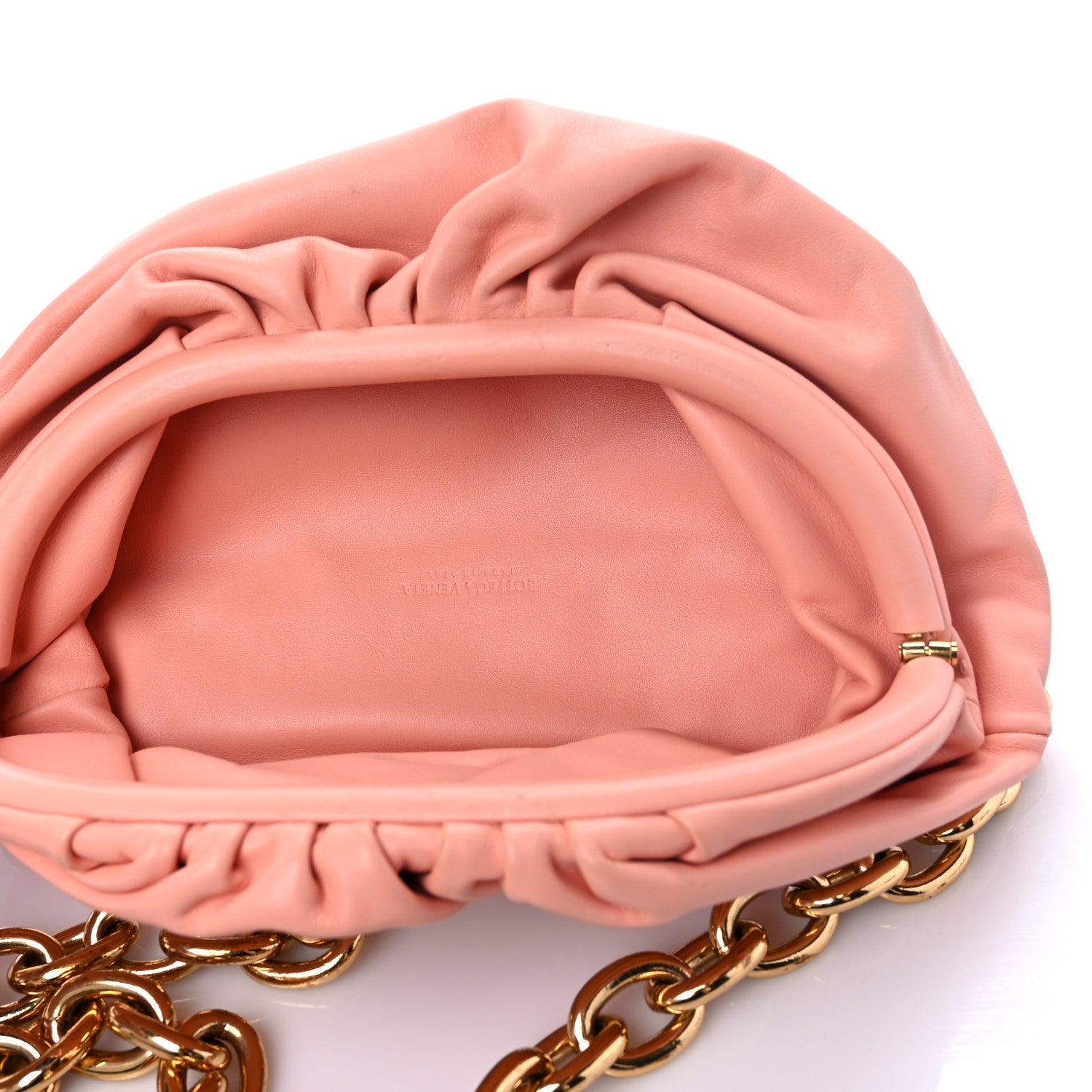 Bottega Veneta Nappa The Belt Chain Pouch Peachy 5 of 13