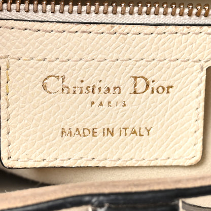 Christian Dior Grained Calfskin Saddle Bag With Strap Latte 6 of 11