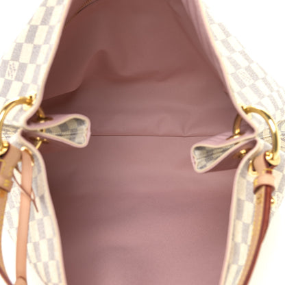 Louis Vuitton Damier Azur Graceful MM Rose Ballerine 7 of 10