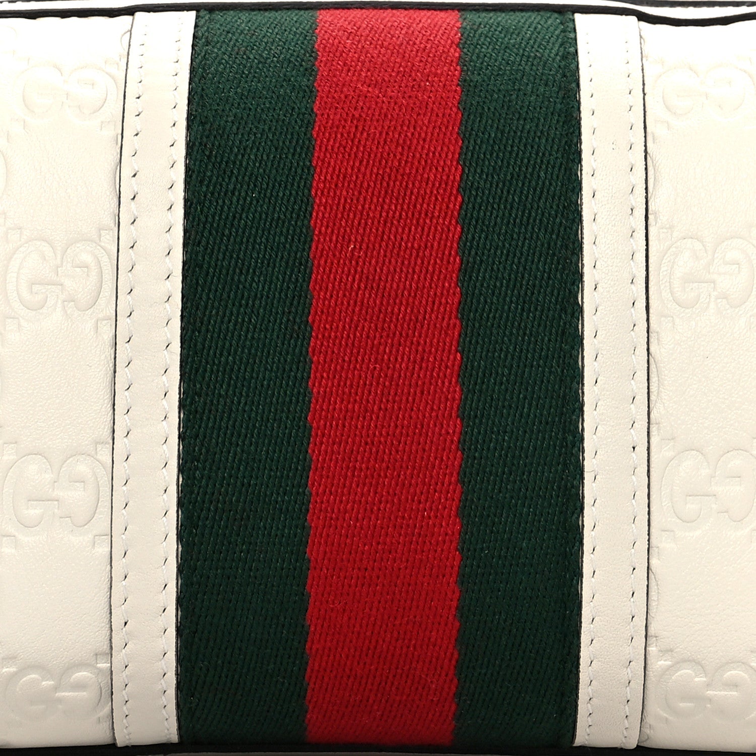 Gucci Guccissima Web Cosmetic Case White 9 of 11