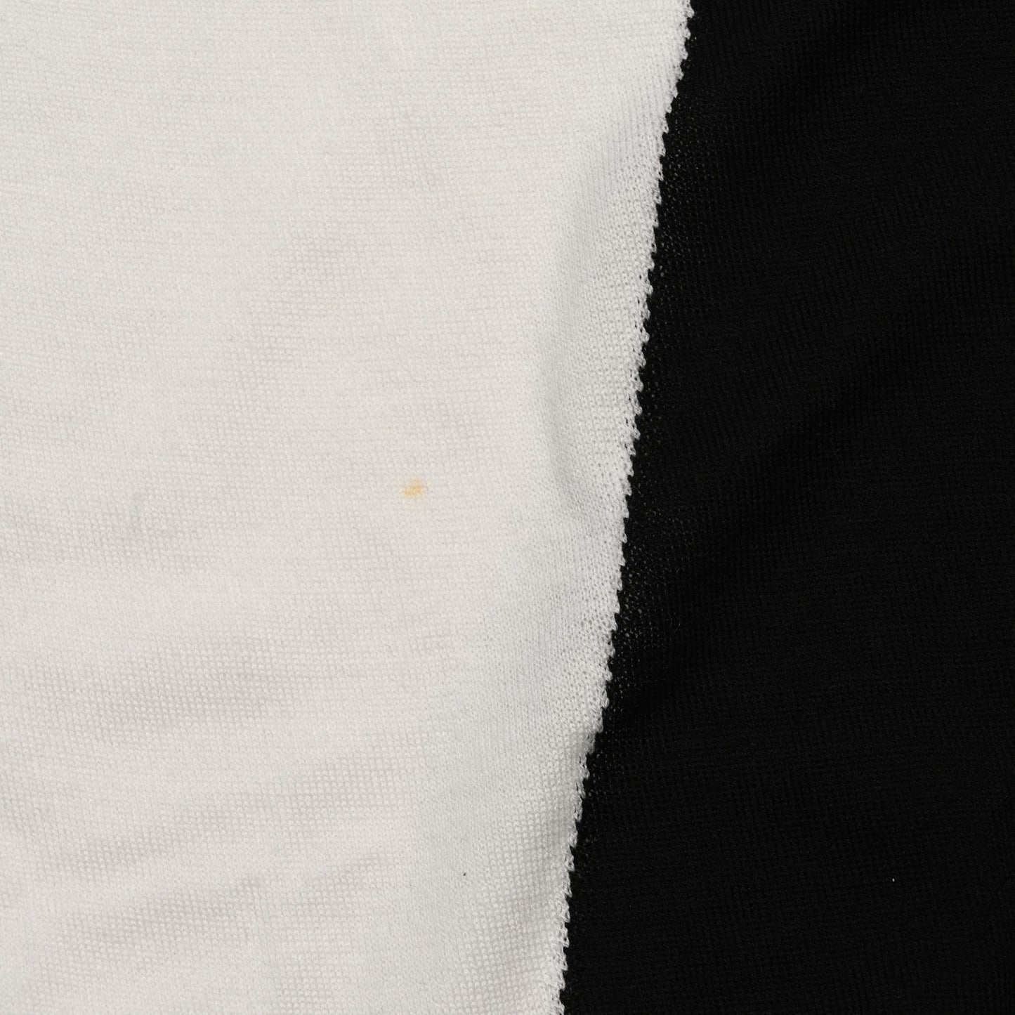 Wool CC Scarf Black White