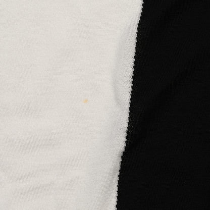 Chanel Wool CC Scarf Black White 5 of 5