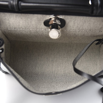 Hermes Toile H Berline Vache Hunter Herbag Zip PM 31 Black Ecru 6 of 14