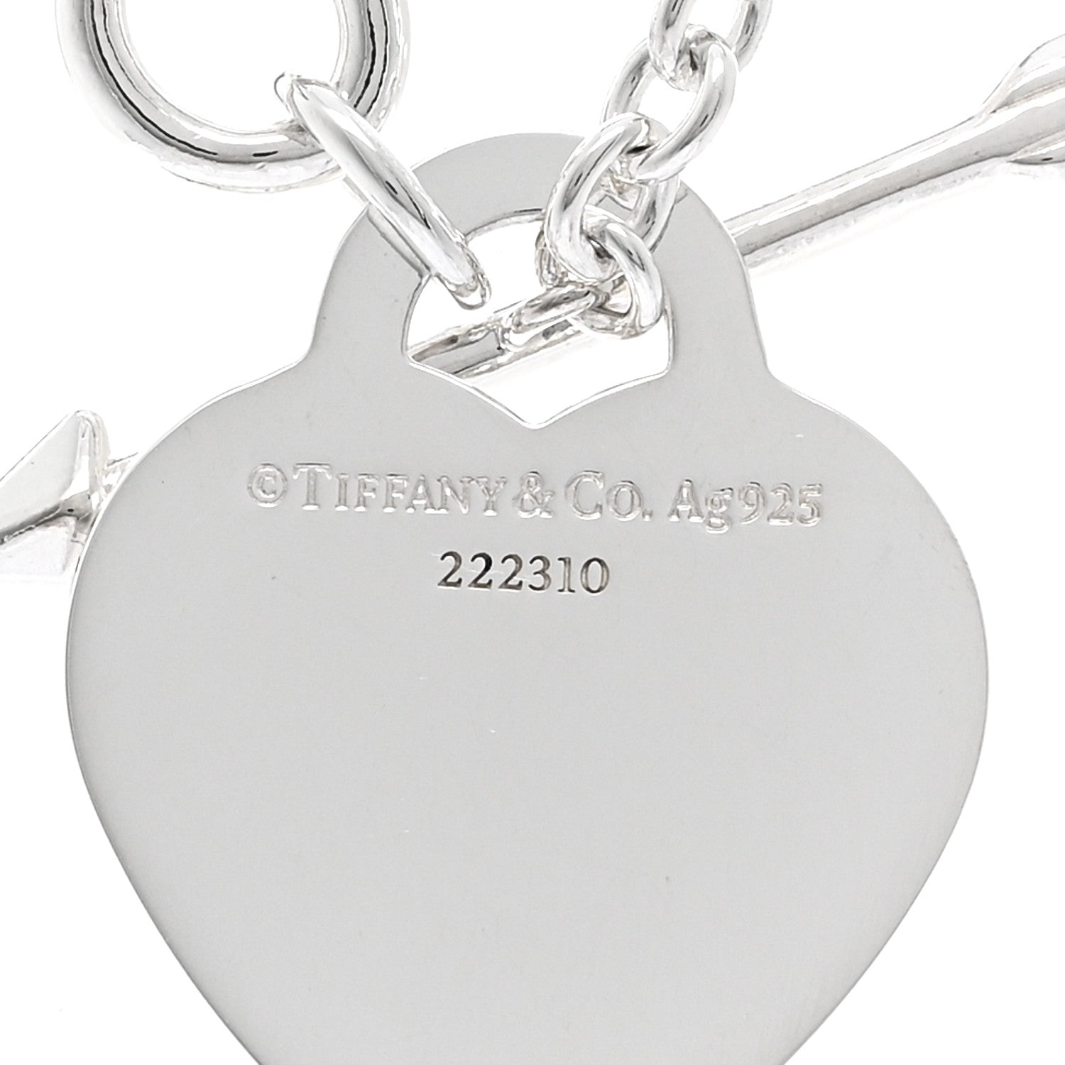 Tiffany Sterling Silver Return to Tiffany Love Struck Heart Tag Necklace 4 of 4