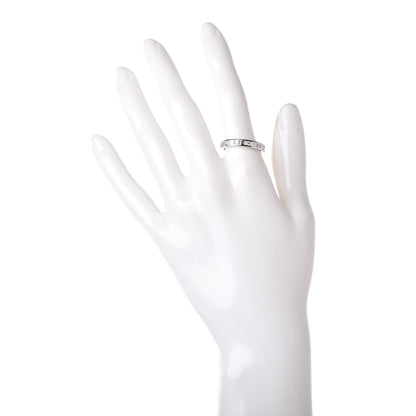 Tiffany Platinum Diamond 3mm Channel-Set Band Ring 56 7.75 2 of 5
