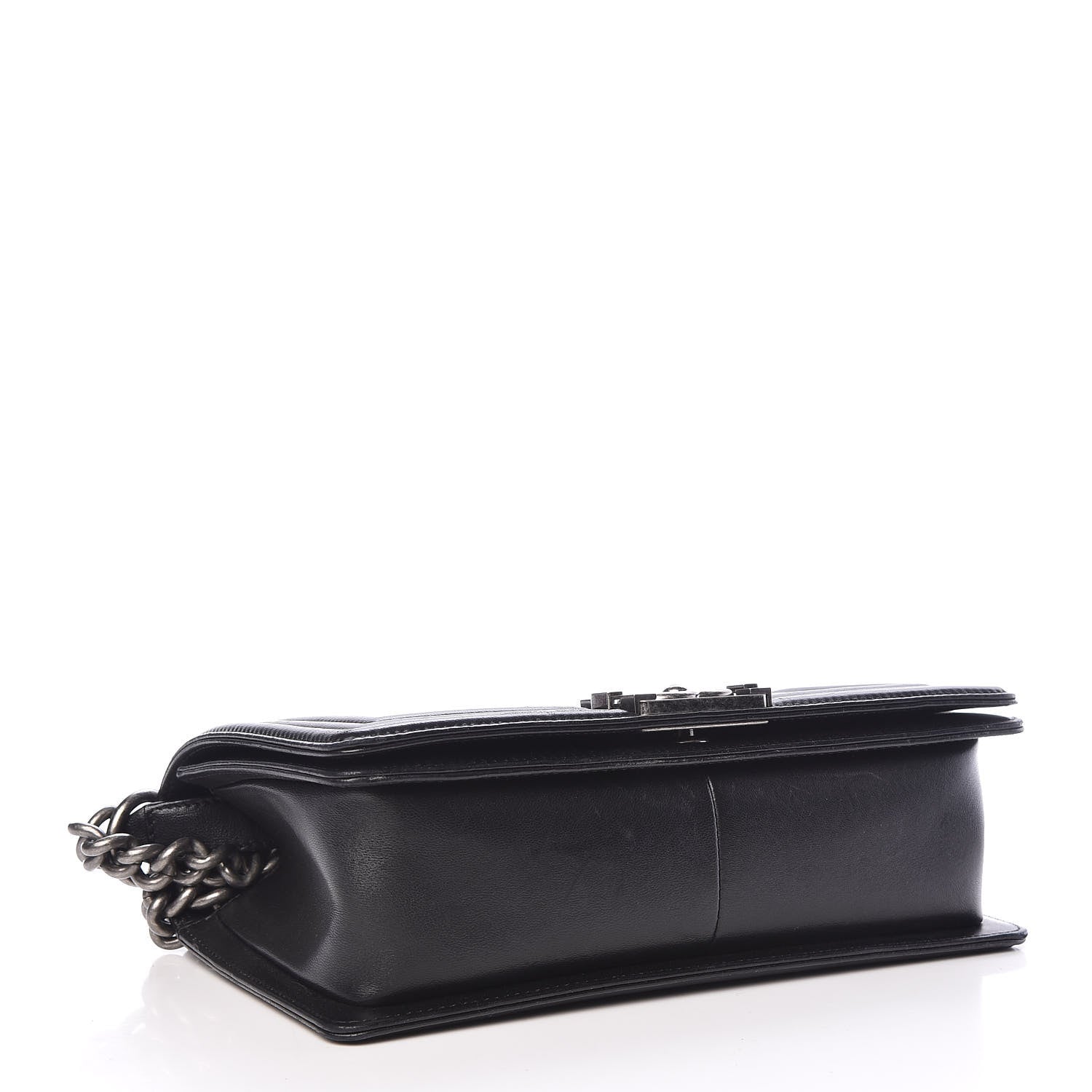 Chanel Lambskin Quilted Medium Boy Flap Black 4 of 21